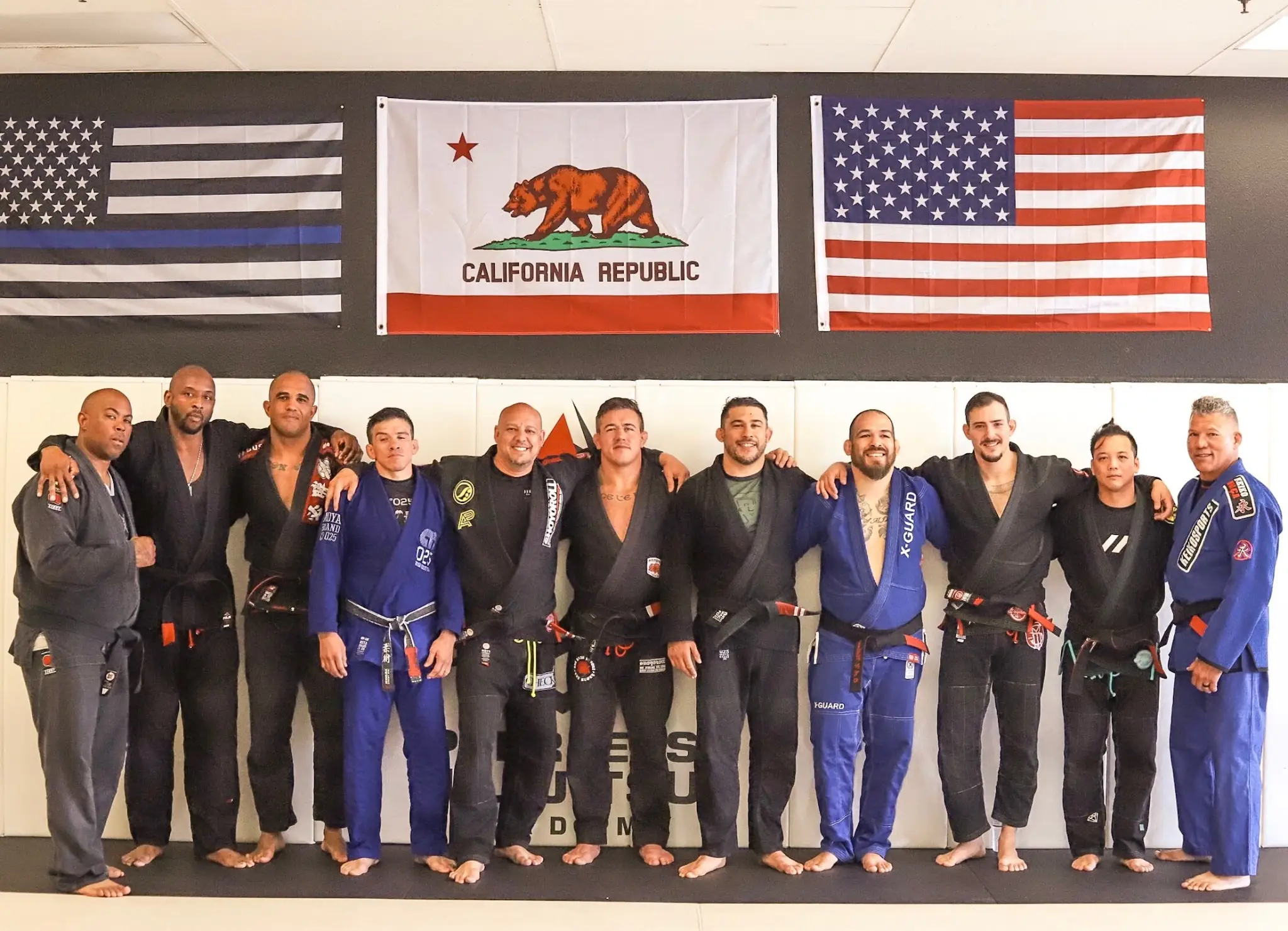 Brazilian Jiu Jitsu training at Peerless in Corona, CA