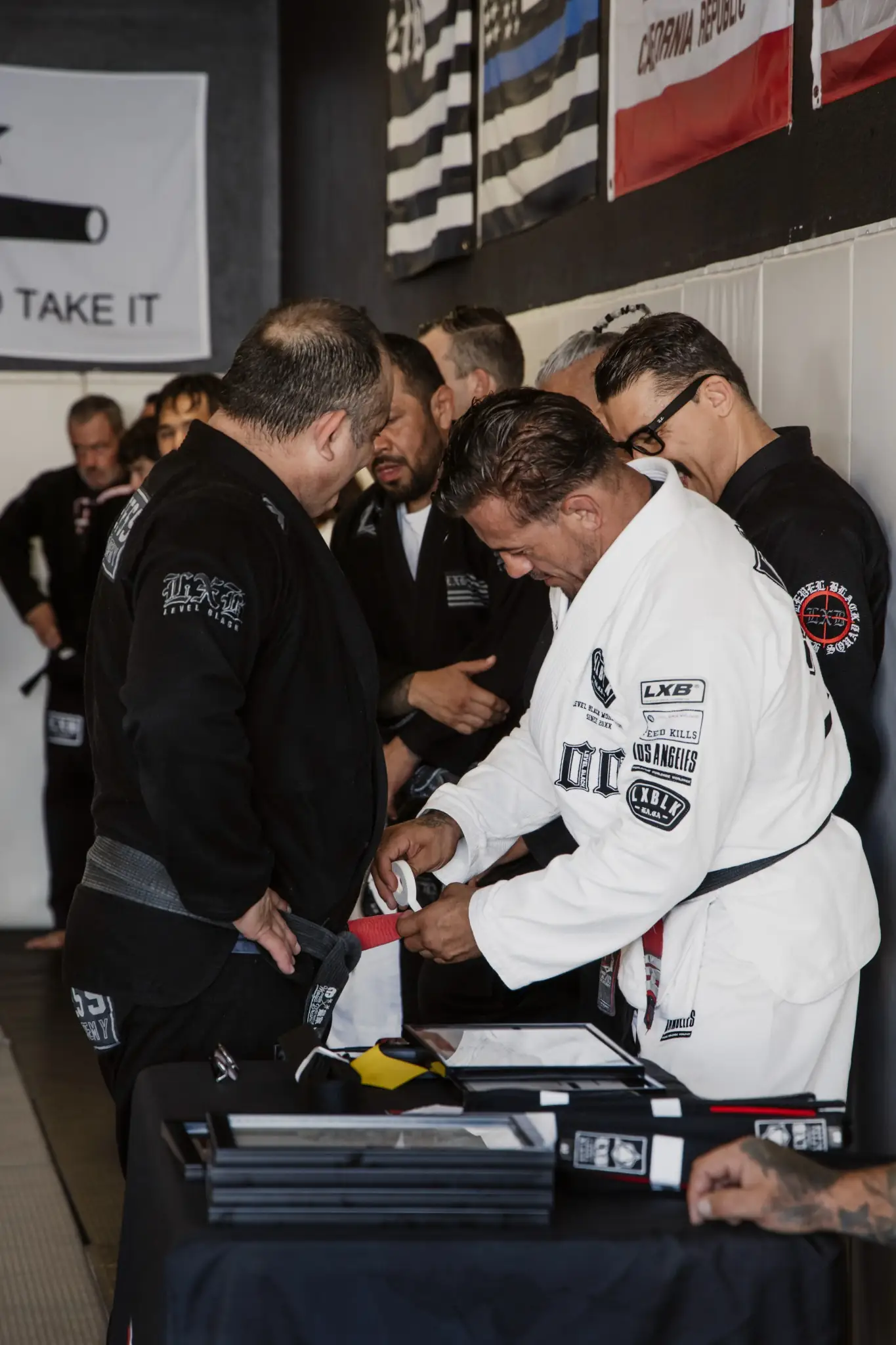 Peerless Jiu Jitsu members training together in Corona